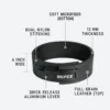 Classic Black 1 13mm True Adjustable Lever Belt
